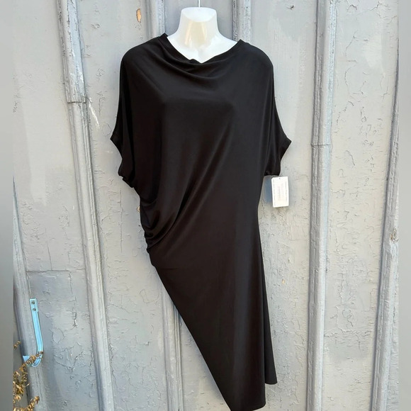 Lisa Drader-Murphy Asymmetric dress, BNWT, one size - Picture 2 of 10